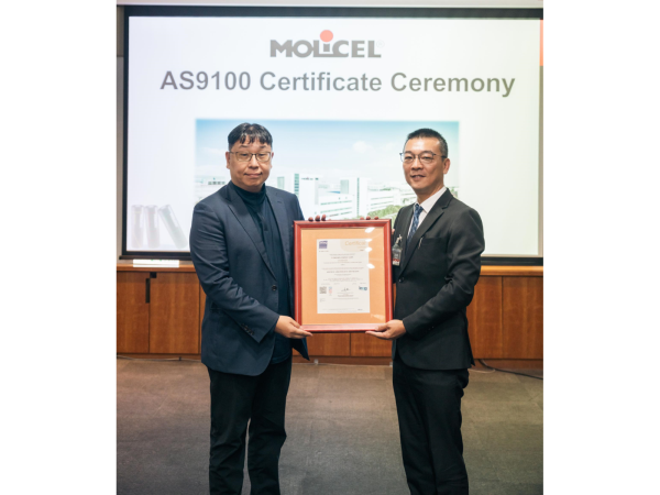 台泥Molicel超高性能三元鋰電池獲AS9100認證，eVTOL產業龍頭Archer Aviation期待攜手推動更多創新